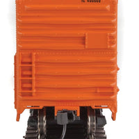 40' Association of American Railroads AAR Modernized 1948 Boxcar - Ready to Ru -- Illinois Central #400560 (orange, black; Large Split Rail Logo)