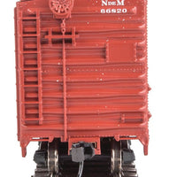 40' Association of American Railroads AAR Modernized 1948 Boxcar - Ready to Ru -- National Railways of Mexico NdeM #66820 (Boxcar Red, Small Shield Logo)