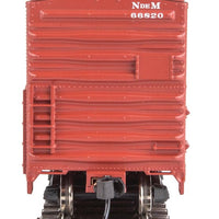 40' Association of American Railroads AAR Modernized 1948 Boxcar - Ready to Ru -- National Railways of Mexico NdeM #66820 (Boxcar Red, Small Shield Logo)