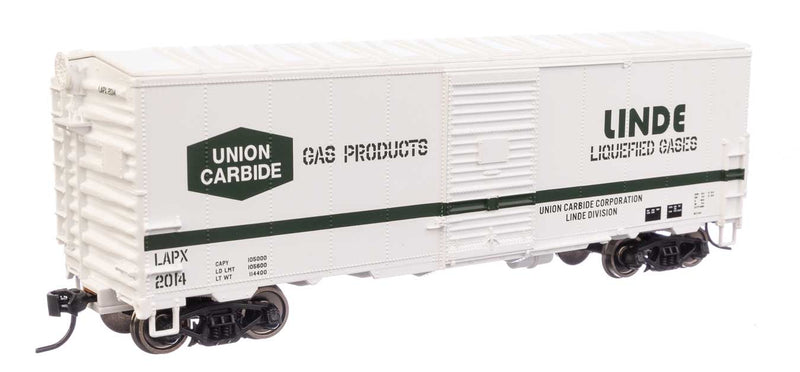 40' Association of American Railroads Modernized 1948 Boxcar - Ready to Run -- Linde Gas LAPX #2014-1