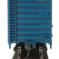 40' Association of American Railroads 1944 Boxcar - Ready to Run -- Baltimore & Ohio #467077 (blue, silver, orange; Time-Saver Service Logo)