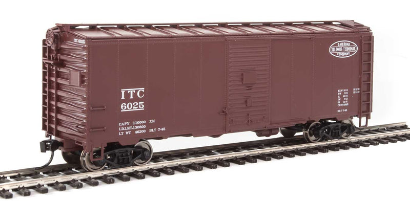 40' Association of American Railroads 1944 Boxcar - Ready to Run -- Illinois Terminal #6025-1