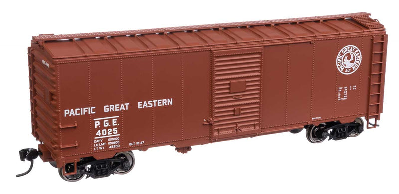 40' Association of American Railroads 1944 Boxcar - Ready to Run -- Pacific Great Eastern #4025-1