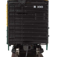 40' PS-1 Boxcar - Ready to Run -- Rutland #100 (green, yellow, large name, Green Mt. Gateway logo)