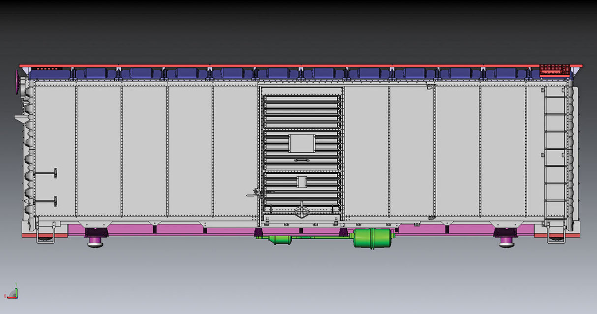 40' AAR 1944 Boxcar - Ready to Run -- Undecorated-3