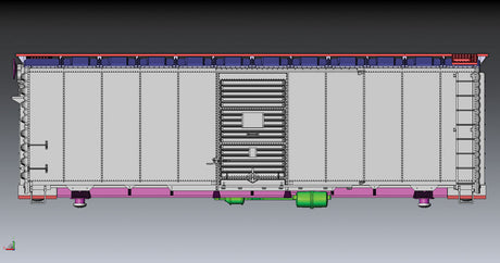 40' AAR 1944 Boxcar - Ready to Run -- Undecorated-3
