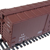 40' AAR 1944 Boxcar - Ready to Run -- Canadian Pacific #252243 (Boxcar Red, Block Lettering)