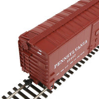 40' Association of American Railroads 1948 Boxcar - Ready to Run -- Pennsylvania Railroad #85402 (Tuscan, Shadow Keystone)