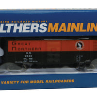 40' Association of American Railroads 1948 Boxcar - Ready to Run -- Great Northern #2540 (Pullman Green, Omaha Orange)