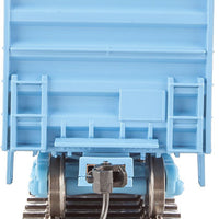 50' ACF Exterior Post Boxcar - Ready to Run -- National Railways of Mexico #104217 (blue, white; Large Logo, "Unir Servir"