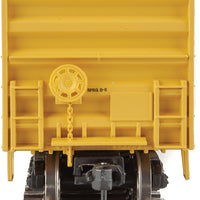50' ACF Exterior Post Boxcar - Ready to Run -- Railbox #30491 (yellow, Black Door; Small Logo, Slogan)