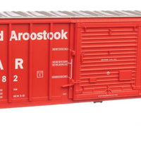 50' ACF Exterior Post Boxcar - Ready to Run -- Bangor & Aroostook BAR #5682 (red, white)