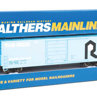 50' Evans Smooth-Side Boxcar - Ready to Run -- Rock Island #50440 (blue, black, white)