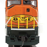 EMD SD60M w/2-Piece Windshield - SoundTraxx(R) Sound & DCC -- Burlington Northern Santa Fe #8199 (Renumbered, orange, green, silver)
