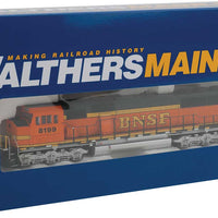 EMD SD60M w/2-Piece Windshield - SoundTraxx(R) Sound & DCC -- Burlington Northern Santa Fe #8199 (Renumbered, orange, green, silver)