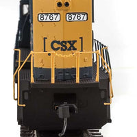 EMD SD60M w/2-Piece Windshield - SoundTraxx(R) Sound & DCC -- CSX #8767 (blue, yellow, white roof, Boxcar Logo)
