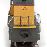 EMD SD60M w/2-Piece Windshield - SoundTraxx(R) Sound & DCC -- Union Pacific(R) #2433 (Armour Yellow, gray, red, yellow Frame Stripe)