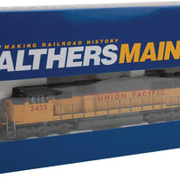 EMD SD60M w/2-Piece Windshield - SoundTraxx(R) Sound & DCC -- Union Pacific(R) #2433 (Armour Yellow, gray, red, yellow Frame Stripe)