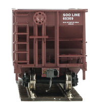 50' 100-Ton 4-Bay Hopper - Ready to Run -- Soo Line #60369 (Boxcar Red, white)