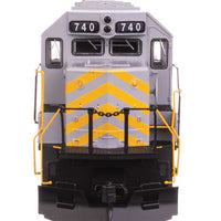 EMD SD60 Spartan Cab with ESU(R) Sound and DCC -- Kansas City Southern #740
