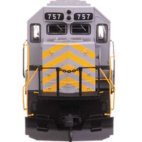 EMD SD60 Spartan Cab with ESU(R) Sound and DCC -- Kansas City Southern #757