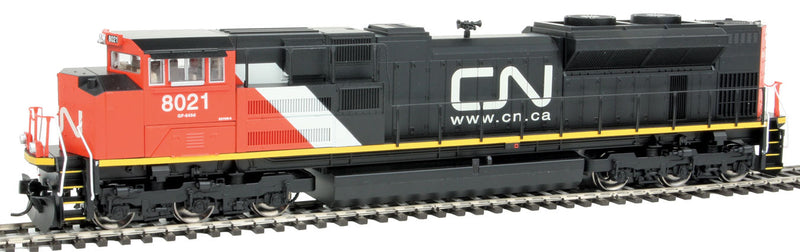 EMD SD70ACe - SoundTraxx(R) Sound & DCC -- Canadian National #8021 (High Headlight; orange, black, white; Website)-1