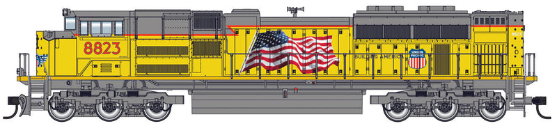 EMD SD70ACe - SoundTraxx(R) Sound & DCC -- Union Pacific(R) #8823 (Low Headlight, American Flag)