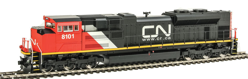 EMD SD70ACe w/SoundTraxx(R) Sound & DCC -- Canadian National #8101 (black, red, white; Low Headlight)-1