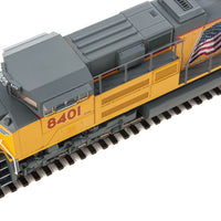 EMD SD70ACe - SoundTraxx(R) Sound & DCC -- Union Pacific(R) #8401 (Armour Yellow, gray; yellow sill, US Flag, High Head