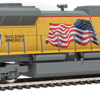 EMD SD70ACe - ESU(R) Sound & DCC -- Union Pacific(R) #8338 (Armour Yellow, gray; US Flag, "Building America" L