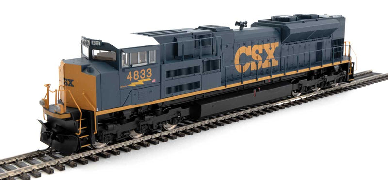 EMD SD70ACe - ESU(R) Sound & DCC -- CSX Transportation #4833 (blue, yellow, White Roof; U.S. Flag, Lightning Bol-1