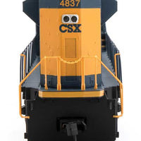 EMD SD70ACe - ESU(R) Sound & DCC -- CSX Transportation #4837 (blue, yellow, White Roof; U.S. Flag, Lightning Bol