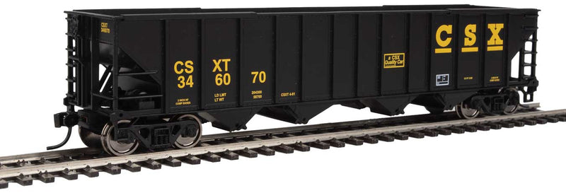 50' 100-Ton 4-Bay Hopper - Ready to Run -- CSX #346070-1