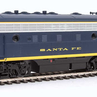 EMD F7A w/SoundTraxx(R) Sound & DCC -- Santa Fe #257C (blue, yellow; Cigar Band Logo)