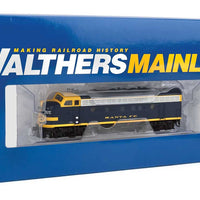 EMD F7A w/SoundTraxx(R) Sound & DCC -- Santa Fe #257C (blue, yellow; Cigar Band Logo)