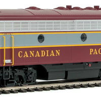 EMD F7A-B Set w/SoundTraxx(R) Sound & DCC -- Canadian Pacific #4099, 4437 (maroon, gray, yellow)