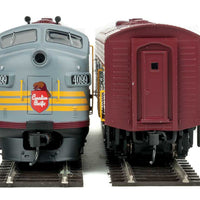 EMD F7A-B Set w/SoundTraxx(R) Sound & DCC -- Canadian Pacific #4099, 4437 (maroon, gray, yellow)