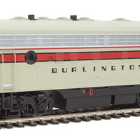 EMD F7A-B Set w/SoundTraxx(R) Sound & DCC -- Chicago, Burlington & Quincy #169A, 169B (gray, red, black)