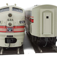 EMD F7A-B Set w/SoundTraxx(R) Sound & DCC -- Chicago, Burlington & Quincy #169A, 169B (gray, red, black)