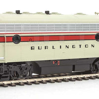 EMD F7A w/SoundTraxx(R) Sound & DCC -- Chicago, Burlington & Quincy #169C (gray, red, black)