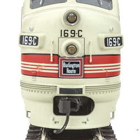 EMD F7A w/SoundTraxx(R) Sound & DCC -- Chicago, Burlington & Quincy #169C (gray, red, black)
