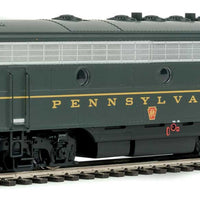 EMD F7A-B Set w/SoundTraxx(R) Sound & DCC -- Pennsylvania Railroad #9671, 9671B (Brunswick Green, Single Stripe)