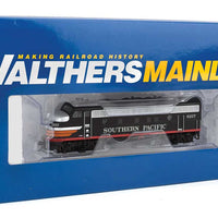 EMD F7A-B Set w/SoundTraxx(R) Sound & DCC -- Southern Pacific(TM) #6217, 8299 (Black Widow; black, silver, orange, red)