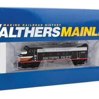 EMD F7A w/SoundTraxx(R) Sound & DCC -- Southern Pacific(TM) #6401 (Black Widow, black, silver, orange, red)