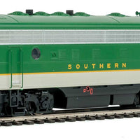 EMD F7A-B Set w/SoundTraxx(R) Sound & DCC -- Southern Railway #6715, 6172 (green, Imitation Aluminum, gold)