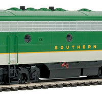 EMD F7A-B Set w/SoundTraxx(R) Sound & DCC -- Southern Railway #6715, 6172 (green, Imitation Aluminum, gold)