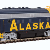 EMD F7A - ESU Sound and DCC -- Alaska Railroad #1532 (blue, yellow; Billboard Alaska Lettering)