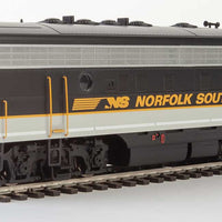 EMD F7 A - ESU Sound and DCC -- Norfolk Southern #271 (Tuxedo: black, Imitiation Aluminum, Dulux Gold)