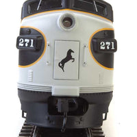 EMD F7 A - ESU Sound and DCC -- Norfolk Southern #271 (Tuxedo: black, Imitiation Aluminum, Dulux Gold)