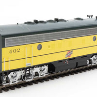 EMD F7 A-B Set - ESU Sound and DCC -- Chicago & North Western(TM) #402, 411 (yellow, green, black, silver)